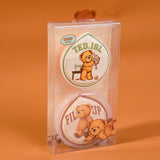 Serie TEDDY ISLAND, 2 pezzi di zucchero filato (con scatola portaoggetti)