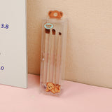 Set di pennelli per il trucco degli occhi della serie TEDDY ISLAND - 3 pezzi