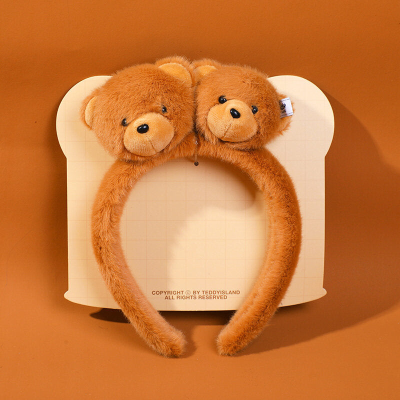 Cerchietti per capelli stereoscopica a doppia testa serie TEDDY ISLAND