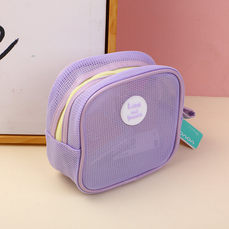 Borsa cosmetica quadrata per le vacanze