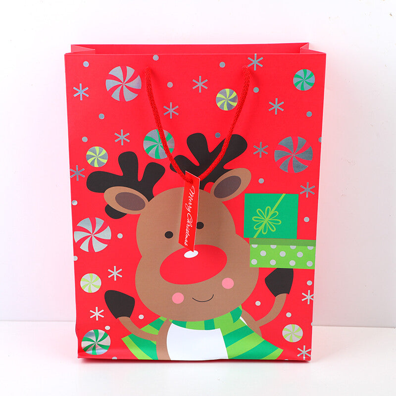 Borsa regalo verticale serie Snow Night Christmas-L