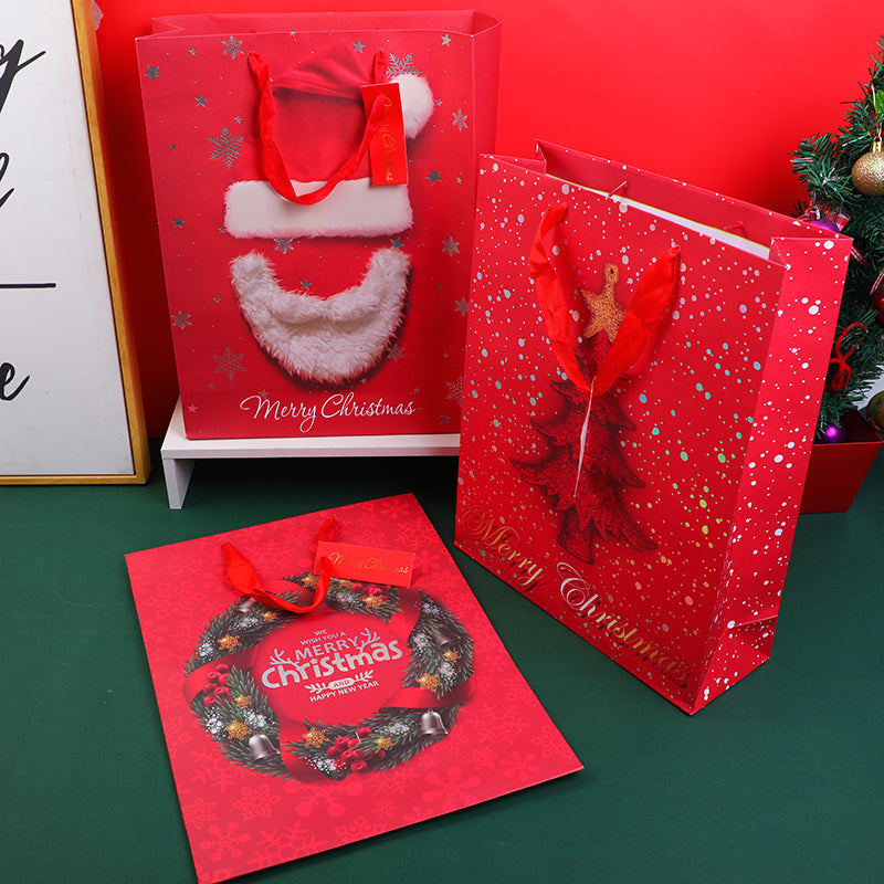 Borsa regalo verticale serie Merry Christmas-L