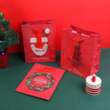 Borsa regalo verticale serie Merry Christmas-M