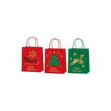 Borsa di carta kraft serie Carnevale di Natale-M