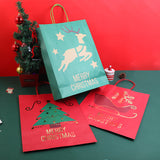 Sacchetto di carta kraft serie carnevale di Natale-S