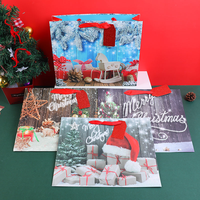 Borsa regalo orizzontale serie Passion Christmas-M