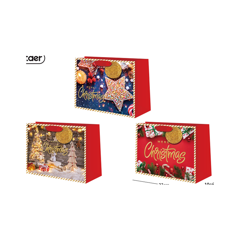 Borsa regalo orizzontale serie Passion Christmas-S