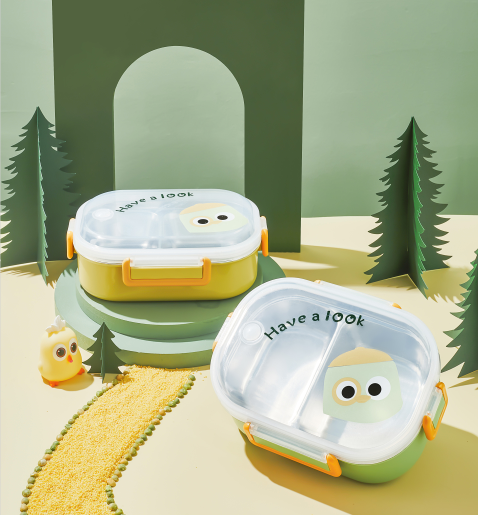 Lunch box ovale in acciaio inox Dr.Amy