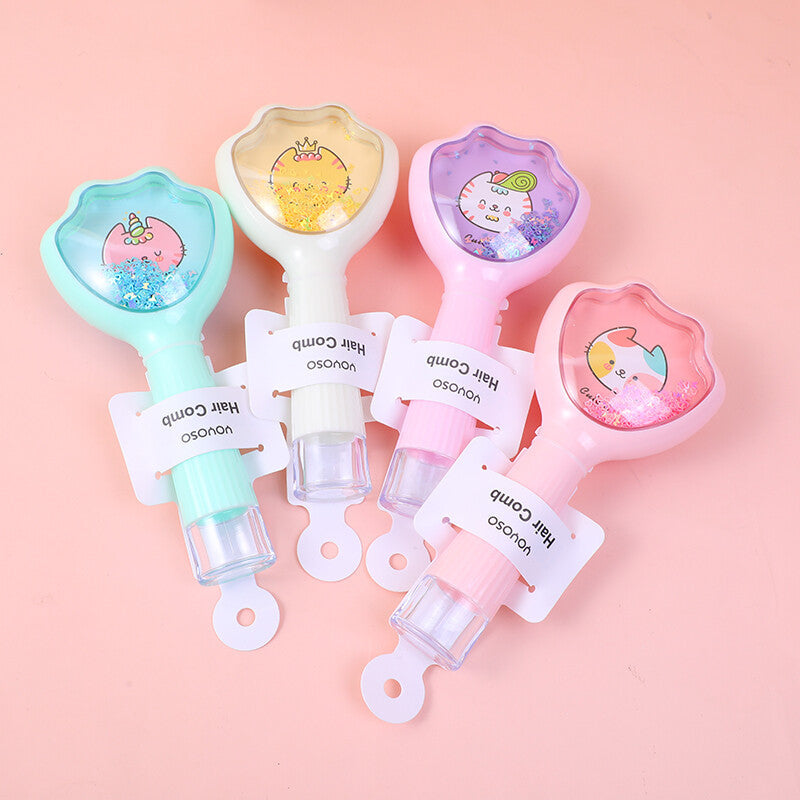 Pettine per airbag con glitter a forma di artiglio di gatto e gattino