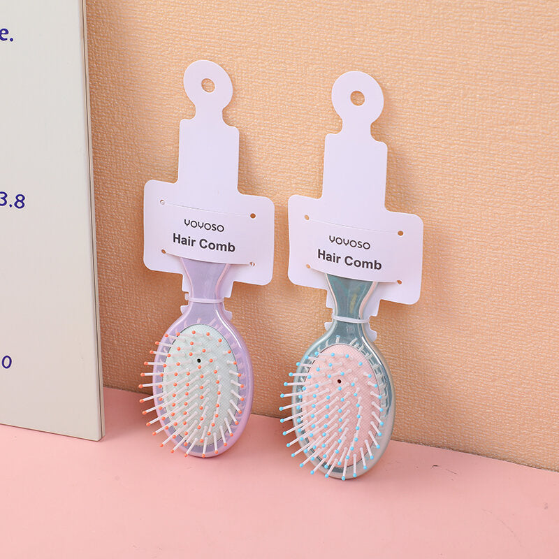 Pettine airbag colorato e portatile verde