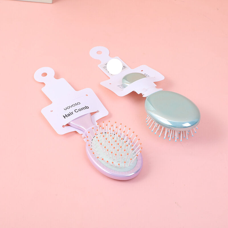 Pettine airbag colorato e portatile verde