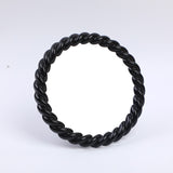 Specchio rotondo color crema comodo e carino in stile INS