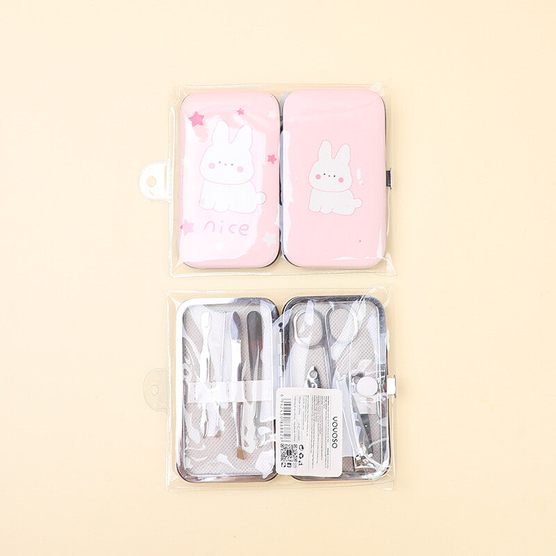 Set manicure PU serie cartoni animati semplice-7 pezzi