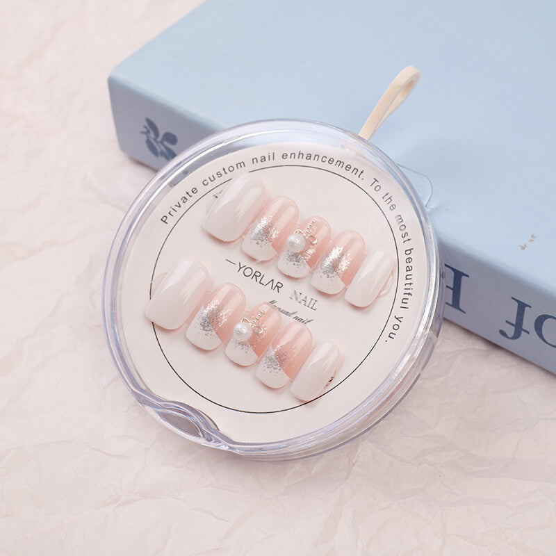 Sweetheart indossabile manicure-49 Semplice ed elegante