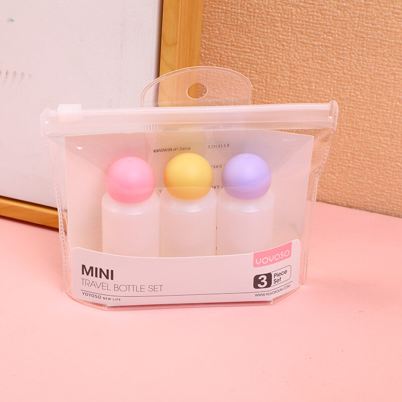 Mini set di bottiglie da viaggio - 3 pezzi