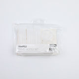 Set di bottiglie da viaggio semplici - 5 pezzi