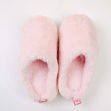 Pantofole semplici in cotone da donna-rosa (40-41)