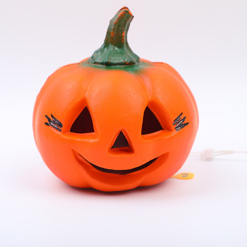 Zucca di serie di Halloween con ciglio