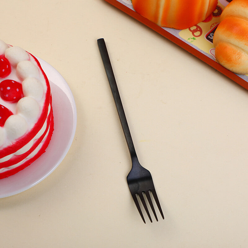 Forchetta con manico quadrato finitura opaca