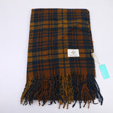 Sciarpa da donna a quadri-giallo