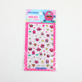 Adesivi in rilievo della serie TOMARMON - arancione e verde