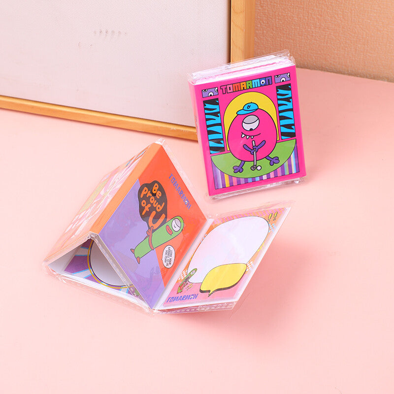 Set di post-it della serie TOMARMON - arancione e verde