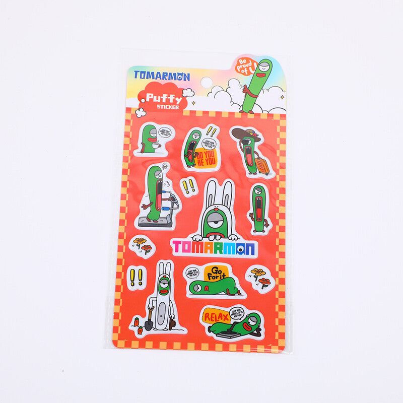 Adesivi schiumogeni della serie TOMARMON - arancione e verde