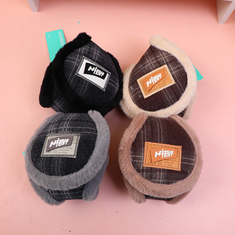 Paraorecchie da uomo a quadri