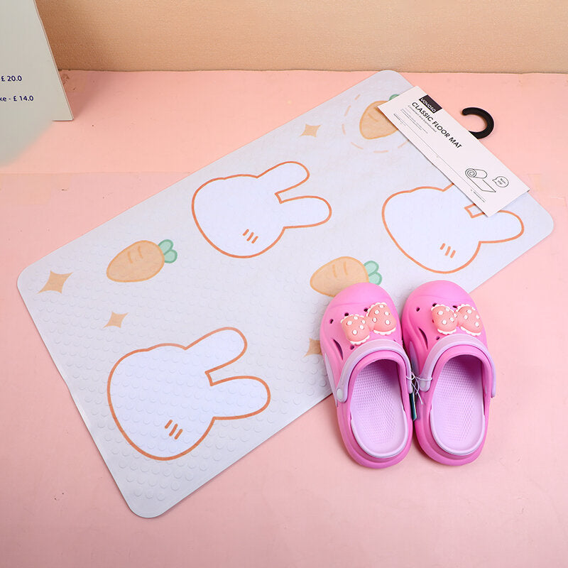 Tappetino antiscivolo per il bagno a forma di coniglio