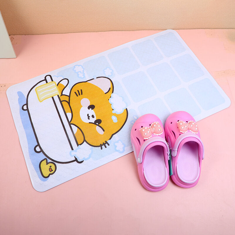 Tappetino antiscivolo per il bagno del gattino