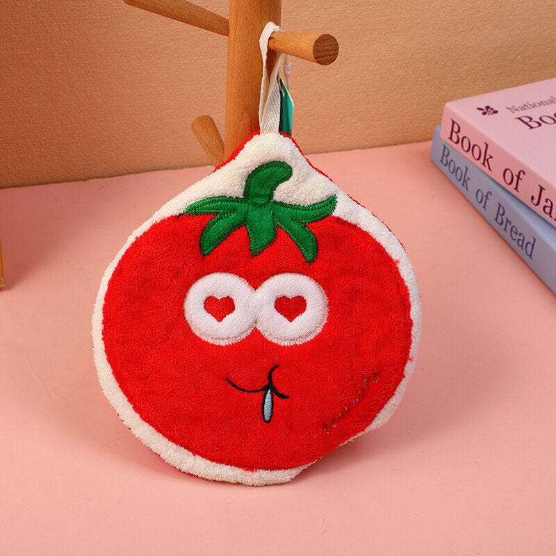 Asciugamano a forma di pomodoro