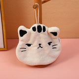 Asciugamano a forma di gatto con la faccia grande