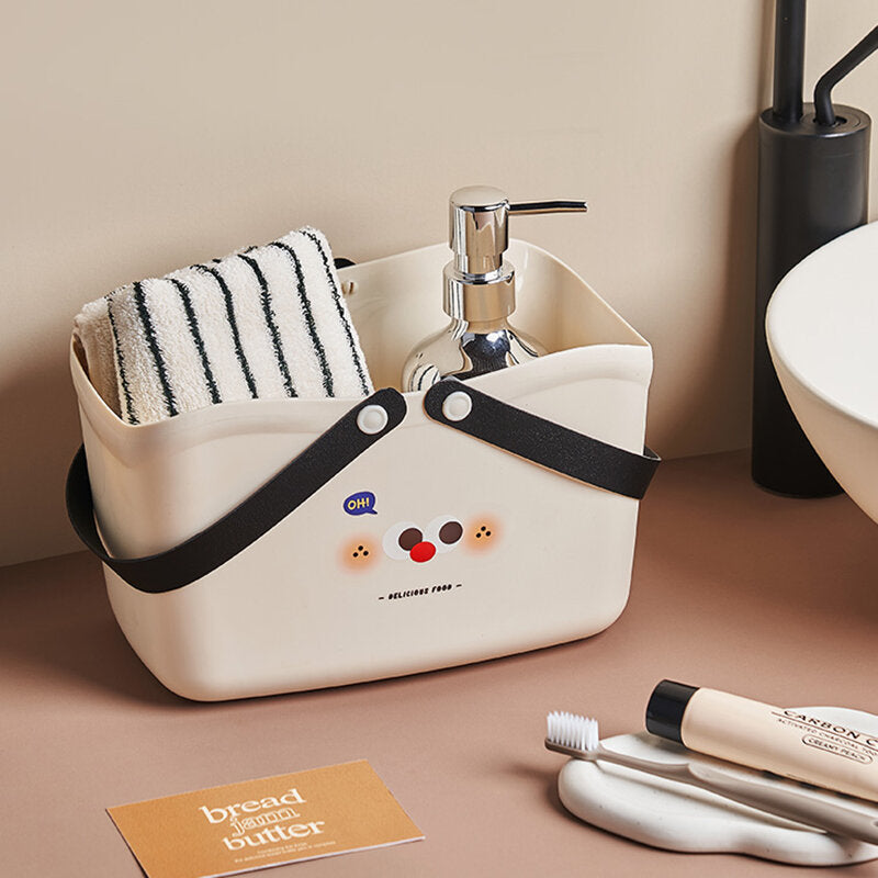 Piccolo cestino portaoggetti portatile per caffè e latte