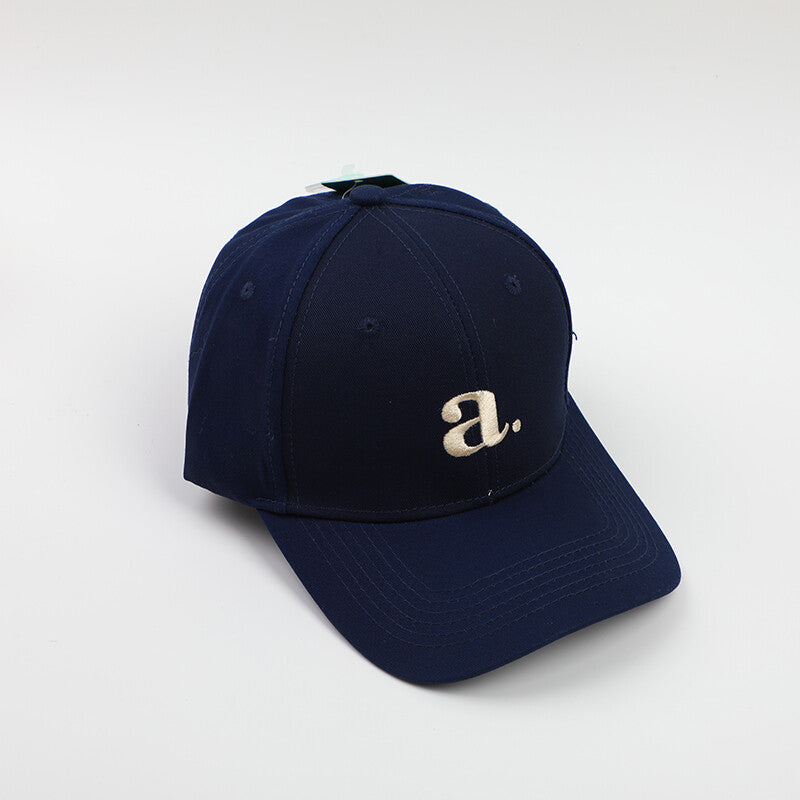 Cappellino da baseball con logo ricamato - blu navy