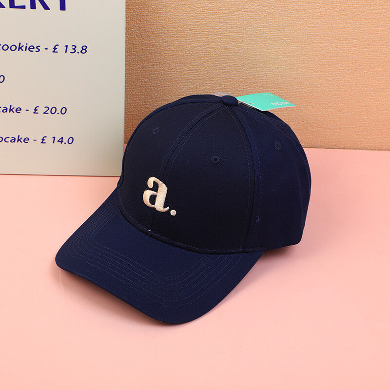 Cappellino da baseball con logo ricamato - blu navy