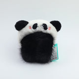 Paraorecchie pieghevoli in peluche a forma di panda
