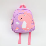 Zaino per bambini con dinosauro carino-rosa