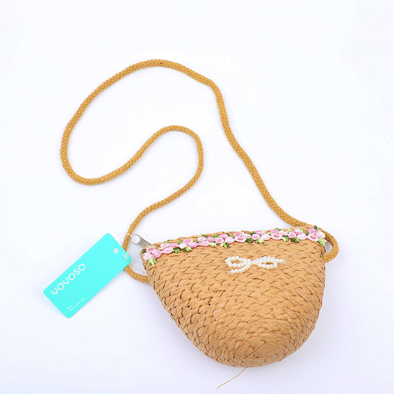 Piccola borsa a tracolla a forma di fiore