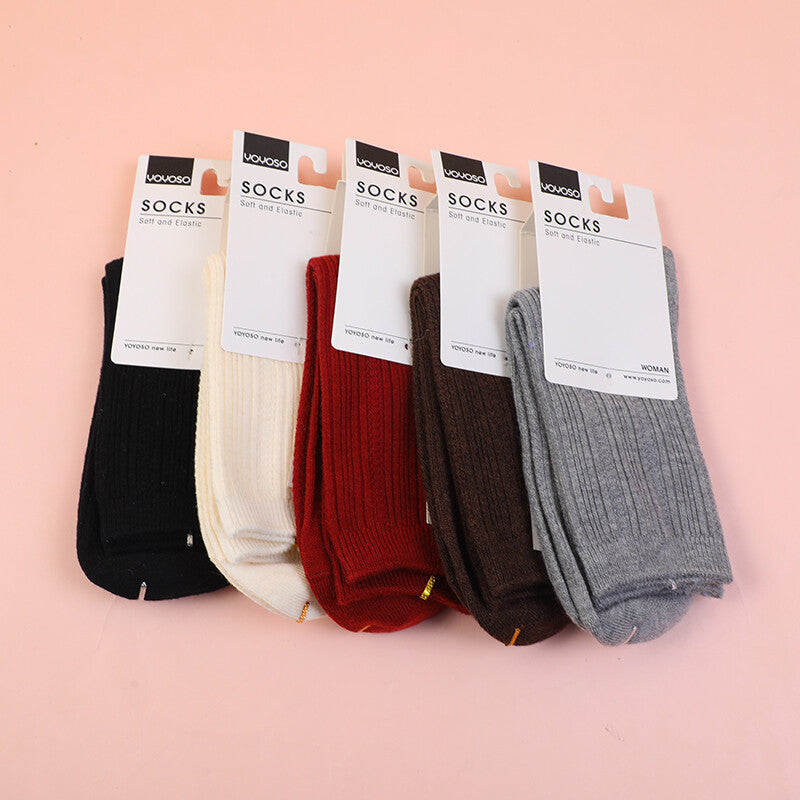 Calzini da donna in lana calda autunnali e invernali