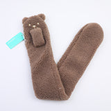 Sciarpa per bambini orsetto-marrone