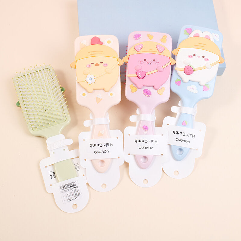 Pettine a cuscino grande con toppa adorabile