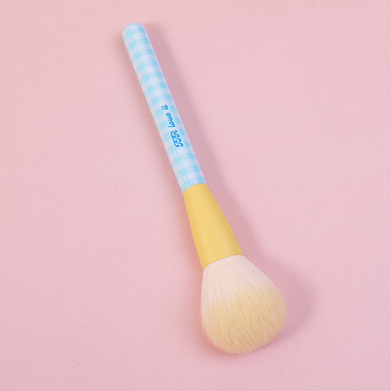 Pennello per cipria in polvere sciolta comodo e capovolto