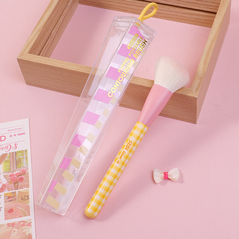 Pennello per contouring portatile capovolto