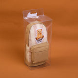 Astuccio portapenne con borsa della benedizione della serie TEDDY ISLAND-cachi