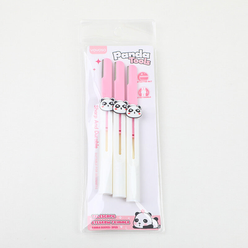 Serie Panda - rifinitore telescopico per sopracciglia 3 pezzi