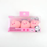 Spugna per il trucco color pesca 3 pezzi