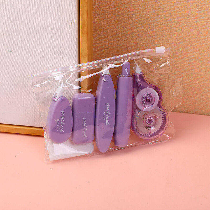 Nastro correttore 5 pezzi set-viola sfumato