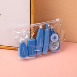 Nastro correttore 5 pezzi set-blu sfumato