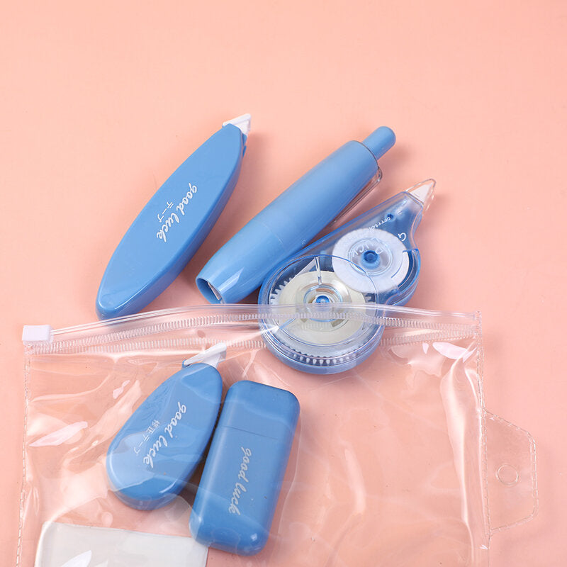 Nastro correttore 5 pezzi set-blu sfumato