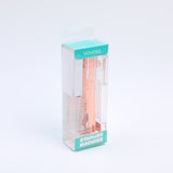 Spillatrice trasparente in acrilico con 1000 punti metallici - oro rosa